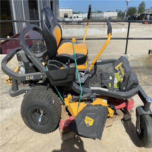 Houston Location - AS-IS Outdoor Power Equipment CUB CADET ZT1 50 INCH RIDING MOWER