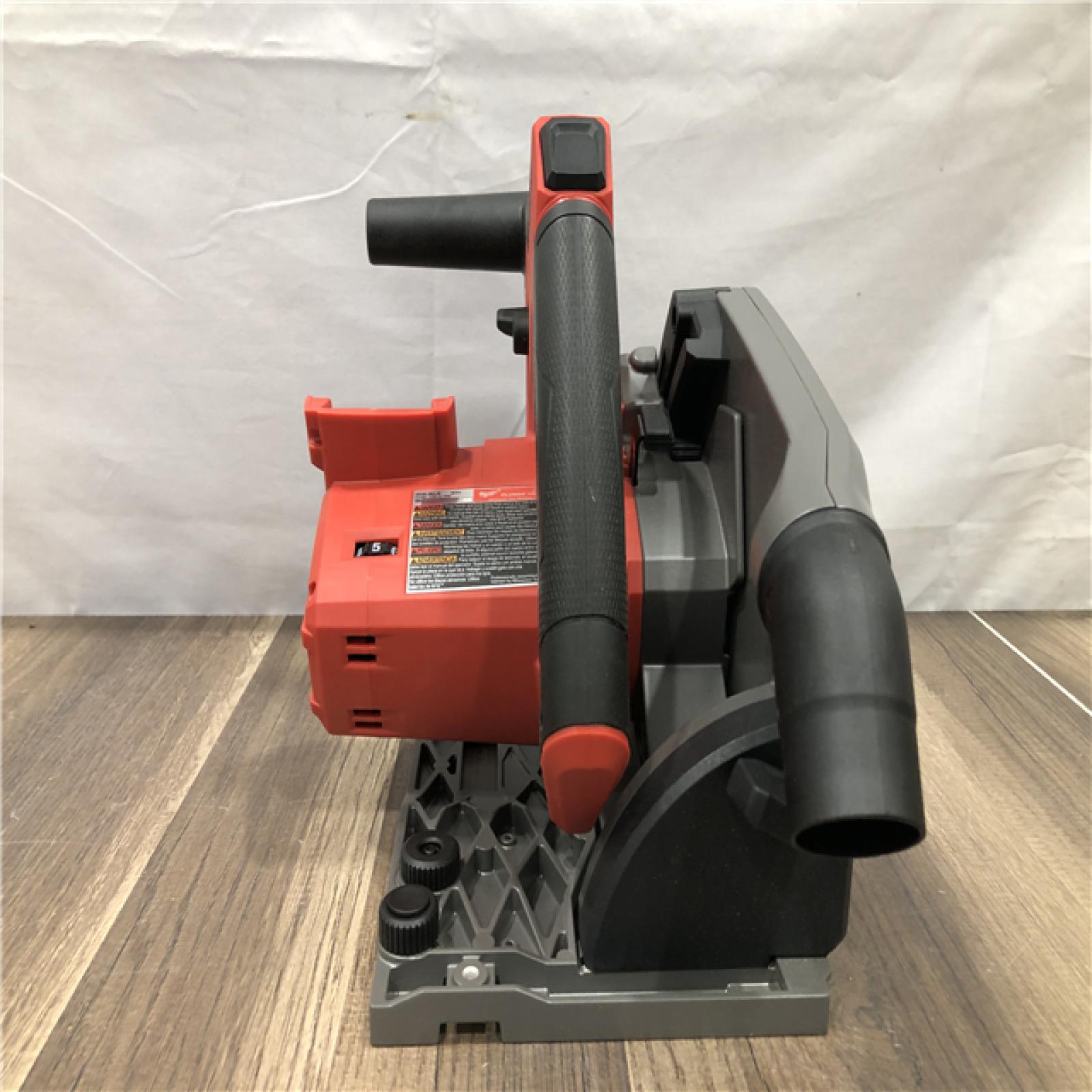 AS-IS Milwaukee FUEL 18V Lithium-Ion Cordless Brushless 6-1/2 in. Plunge Cut Track Saw (Tool-Only)