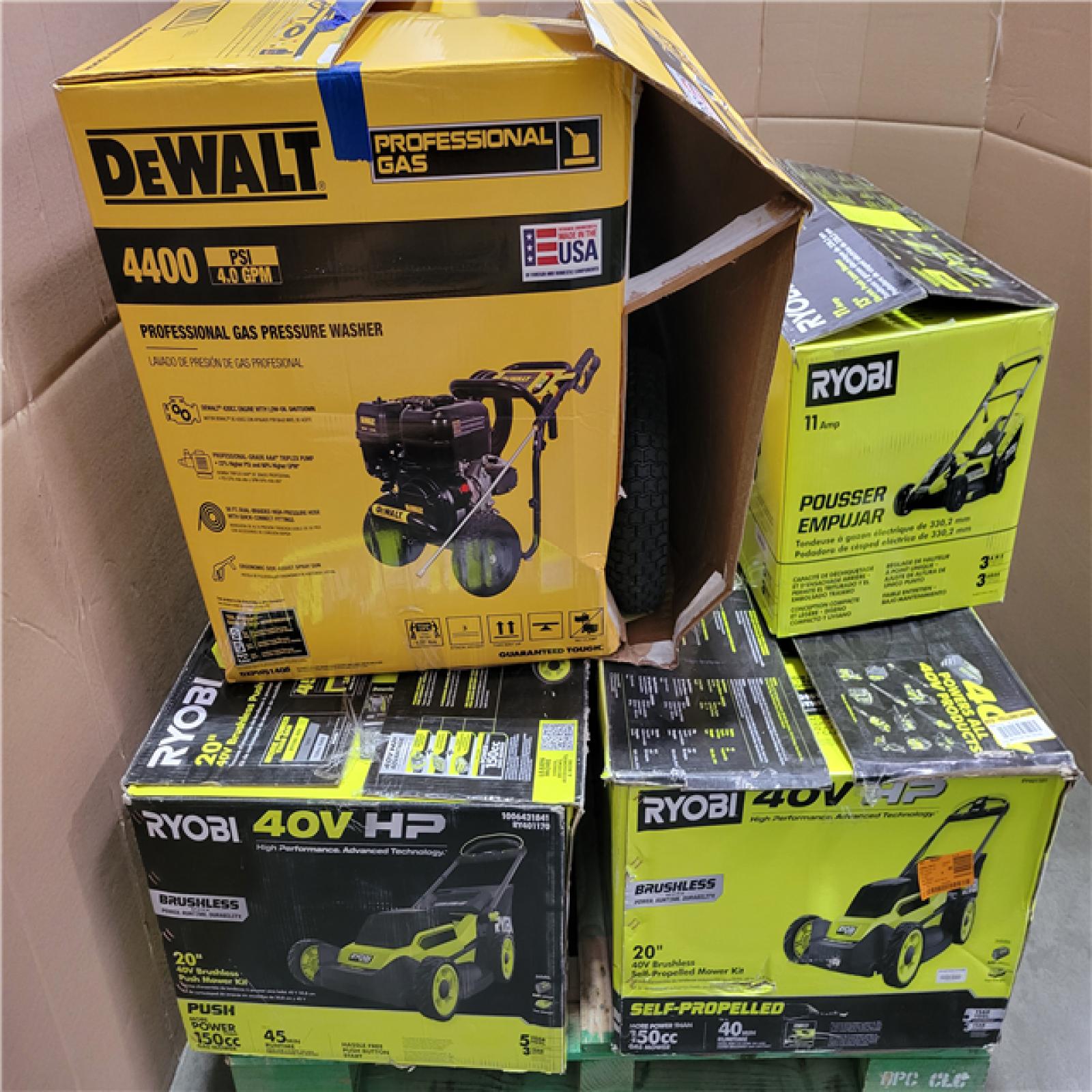 CALIFORNIA AS-IS OUTDOOR POWER EQUIPMENT