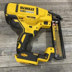 AS-IS DEWALT 20V MAX XR Lithium-Ion Cordless 18-Gauge Narrow Crown Stapler Kit
