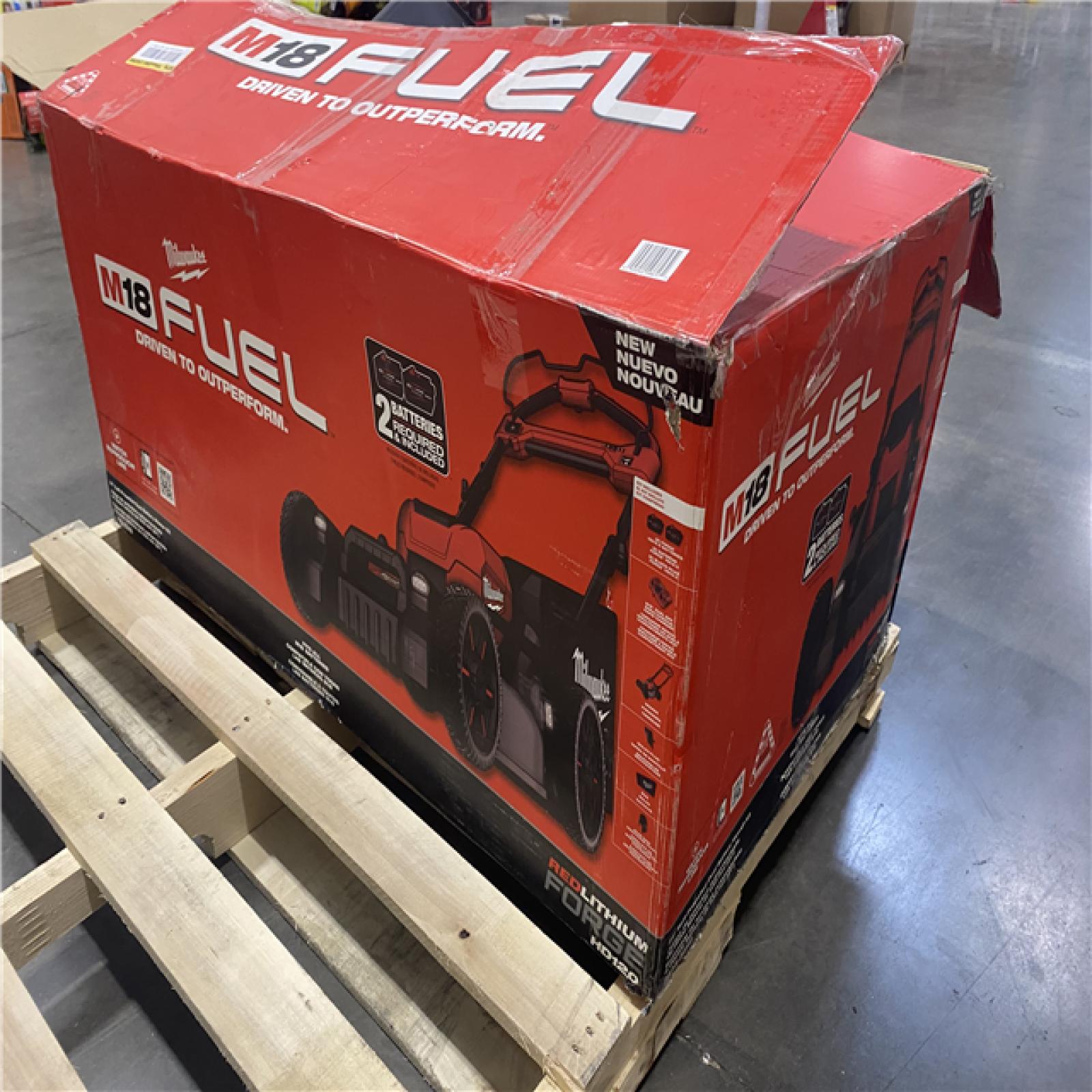 Dallas Location - As-Is Milwaukee 18 FUEL 21 Self-Propelled Dual Battery Mower Kit