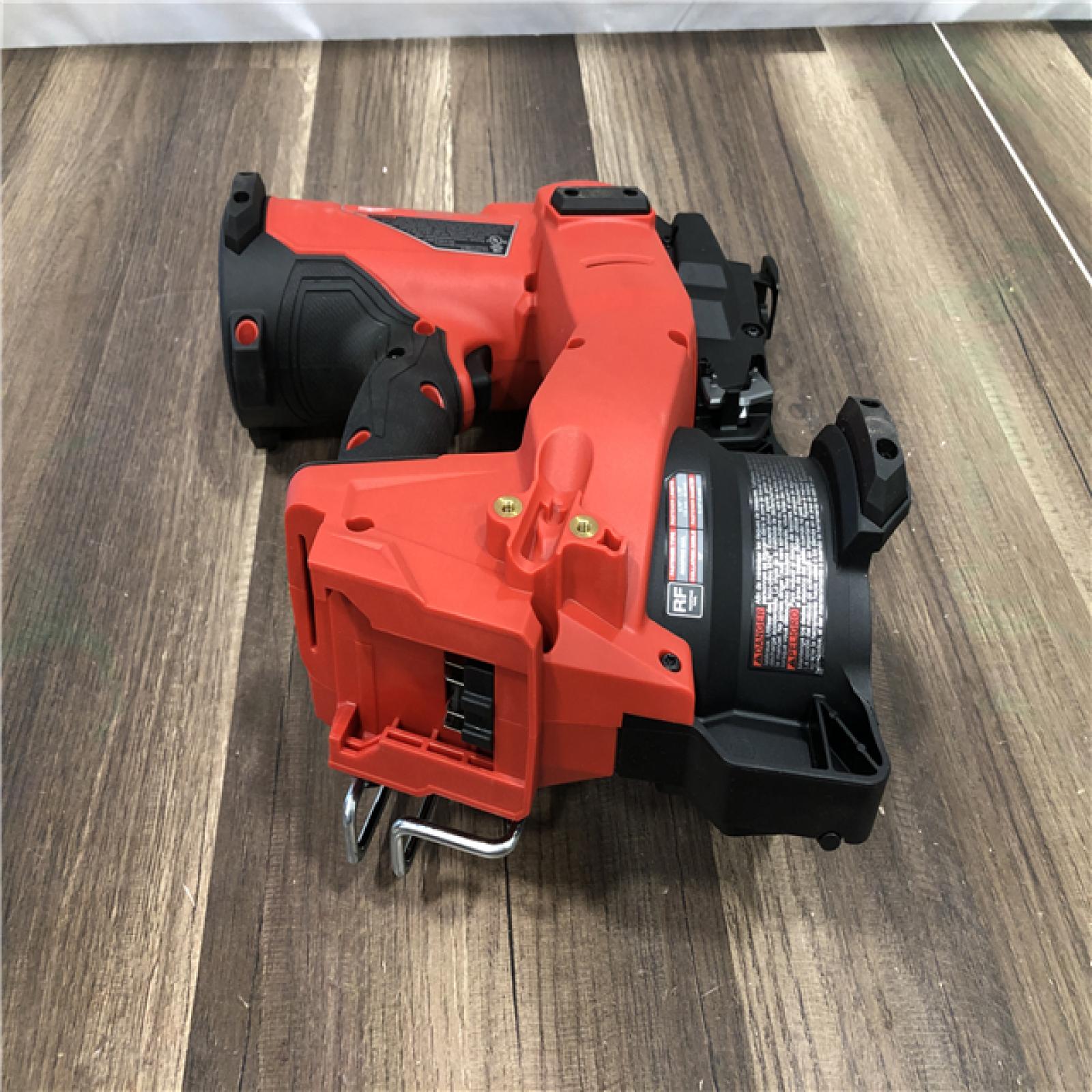 AS-IS Milwaukee FUEL 18-Volt Lithium-Ion Brushless Cordless Coil Roofing Nailer (Tool Only)