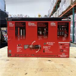 NEW! - Milwaukee M12 FUEL 12V Lithium-Ion Brushless Cordless 1/2 in. Right Angle Impact Wrench Kit with Two 2.0 Ah Batteries