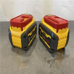 AS-IS - DEWALT FLEXVOLT 20-Volt/60-Volt MAX Lithium-Ion 6.0Ah Battery Pack (2-Pack)