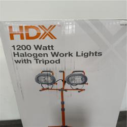 California AS-IS HDX 1200 Watt Halogen Work Light with Tripod (Damage box)