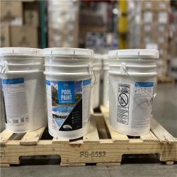 DALLAS LOCATION - Dyco Pool Paint 5 Gal. 3150 White Semi-Gloss Acrylic Exterior Paint PALLET-(6 UNITS)