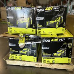 DALLAS LOCATION - RYOBI MOWER PALLET -(4 UNITS)