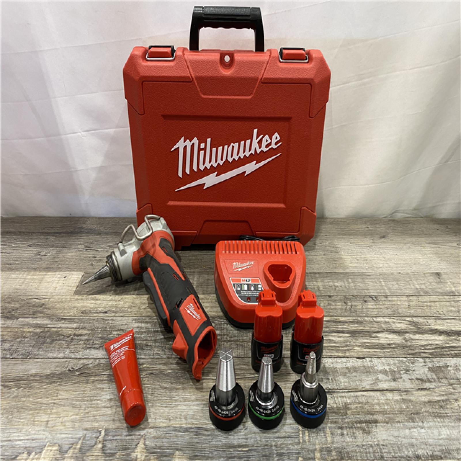 AS-IS Milwaukee 12-Volt Lithium-Ion Cordless ProPEX Expansion Tool Kit