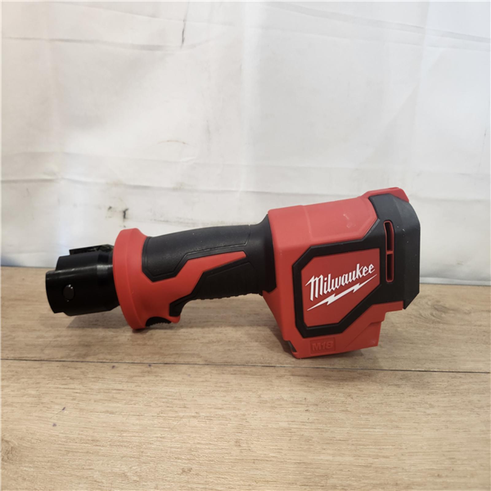 AS-IS- MILWAUKEE M18 Short Throw Press Tool Kit with PEX Crimp Jaws