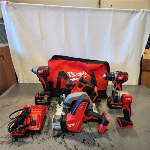 AS-IS- Milwaukee M18 18V Lithium-Ion Cordless Combo Kit