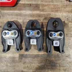 HOUSTON LOCATION - AS-IS MILWAUKEE 12-Volt Lithium-Ion Force Logic Cordless Press Tool Kit (3 Jaws Included) with Two 1.5 Ah Battery and Hard Case