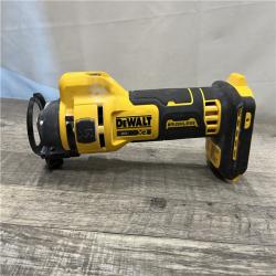 AS-IS DEWALT XR 20V Lithium-Ion Cordless Rotary Drywall Cut-Out Tool (Tool Only)