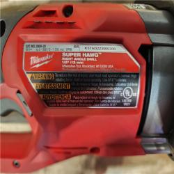 HOUSTON LOCATION - AS-IS Milwaukee FUEL 18V Lithium-Ion Brushless Cordless GEN 2 SUPER HAWG 1/2 in. Right Angle Drill (Tool-Only)