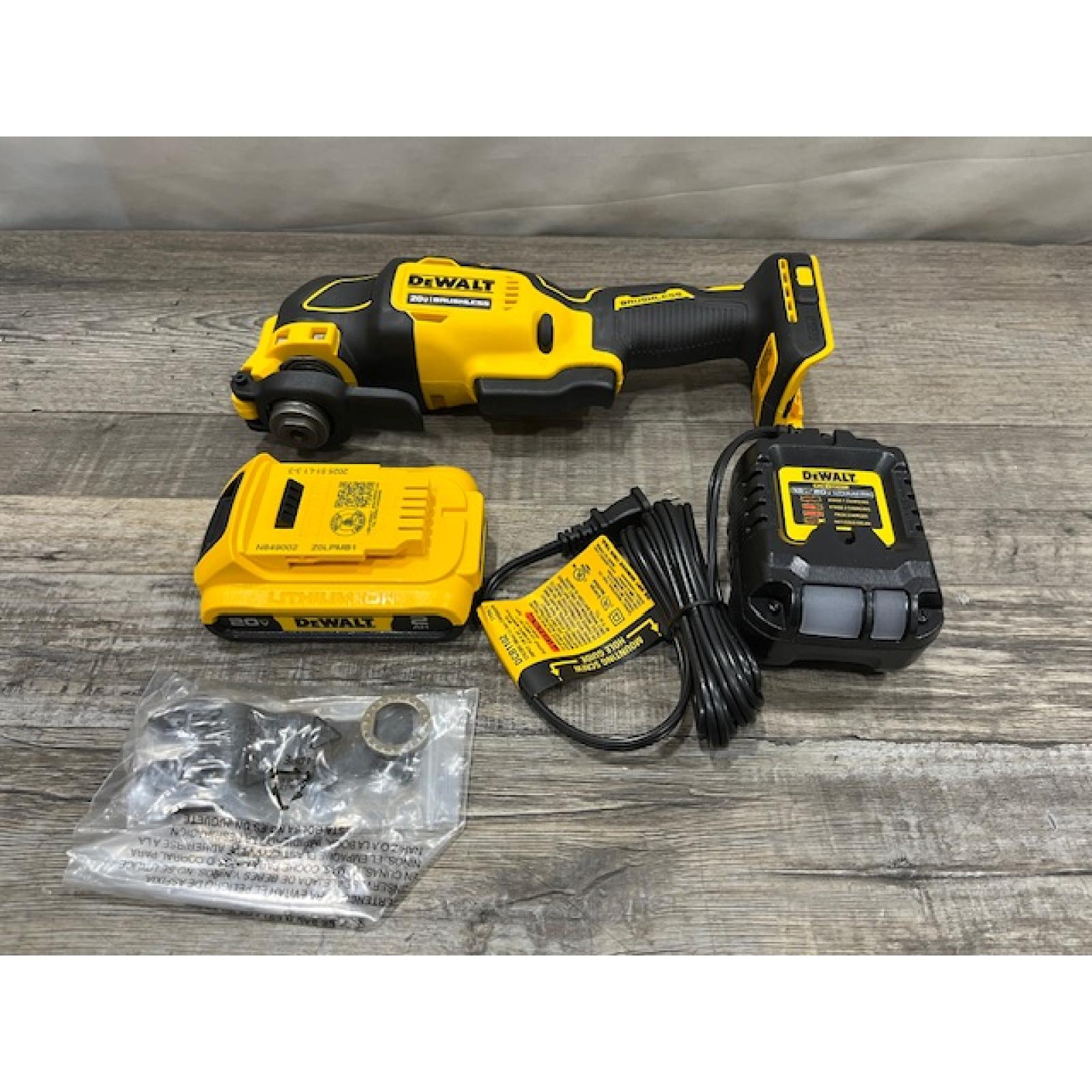 AS-IS DEWALT ATOMIC 20V MAX Cordless Brushless Oscillating Multi Tool Kit