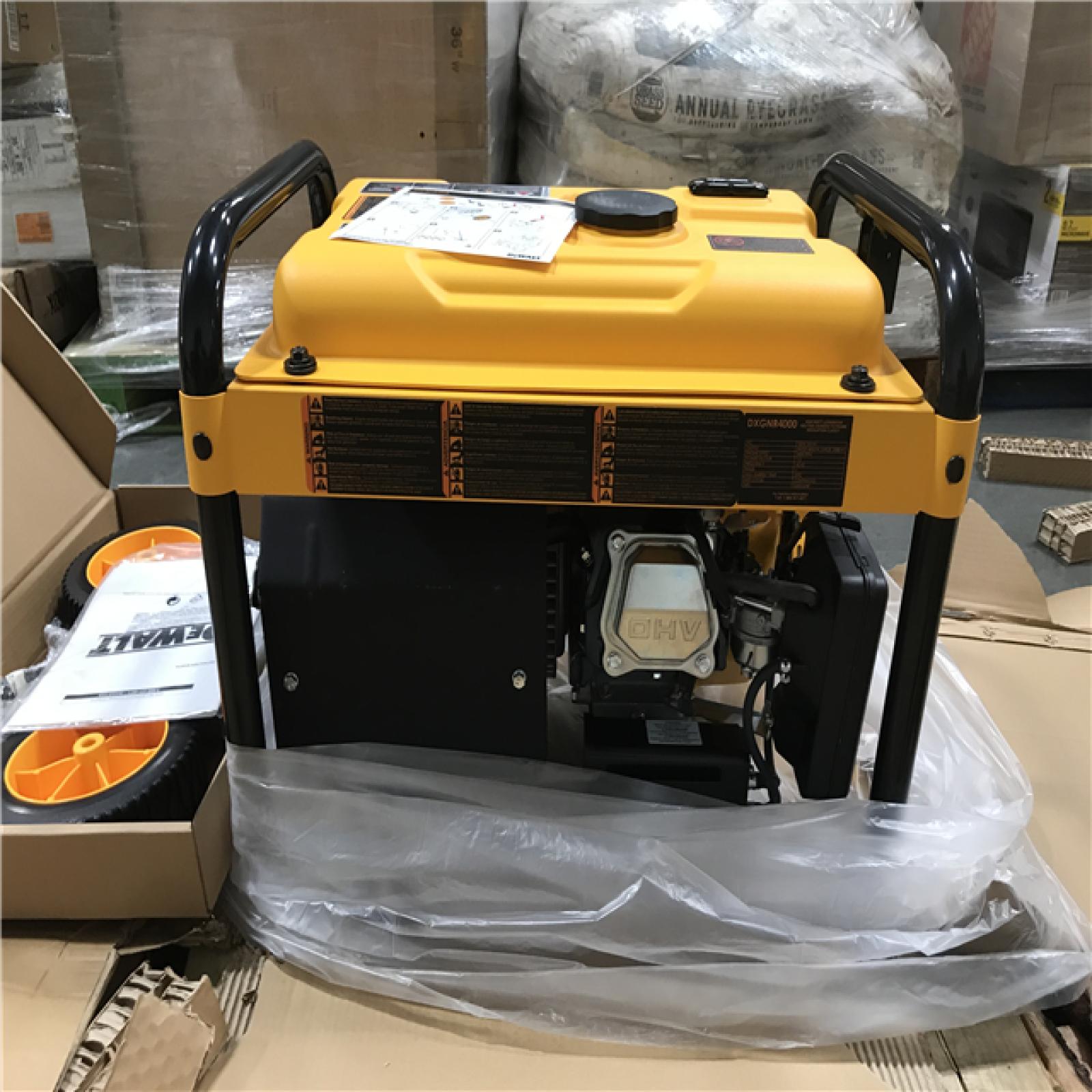 CALIFORNIA AS-IS DeWALT 4000 WATT GAS GENERATOR