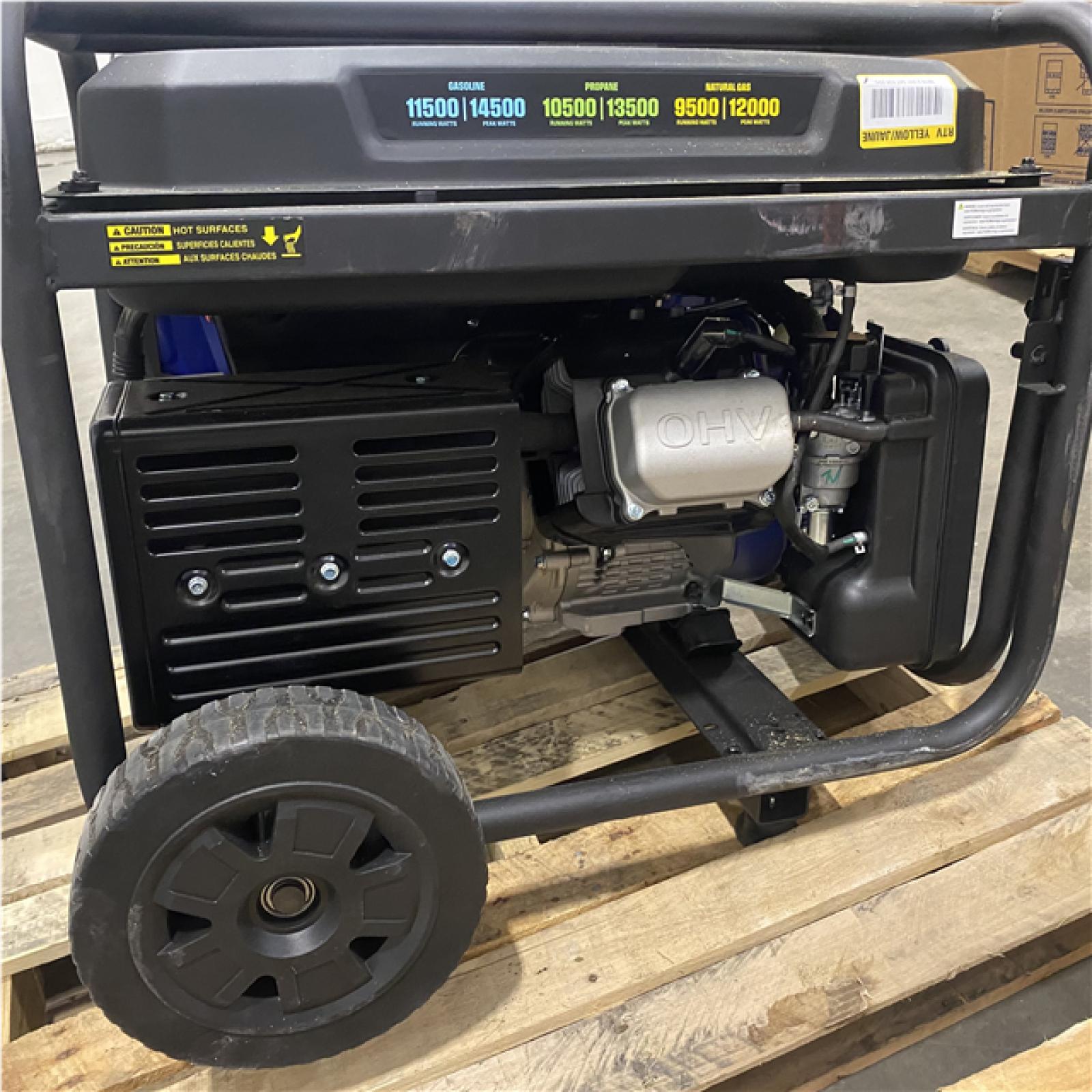Dallas Location - As-Is WGen11500TFc - Tri-Fuel with CO Sensor