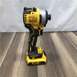 AS-IS DEWALT Atomic 20V Max Lithium-Ion Brushless Cordless Compact 1/4 in. Impact Driver Kit