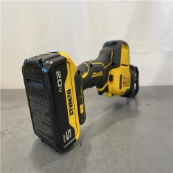 AS-IS - DEWALT ATOMIC 20V MAX Cordless Brushless Compact Reciprocating Saw and (1) 20V MAX Premium Lithium-Ion 5.0Ah Battery
