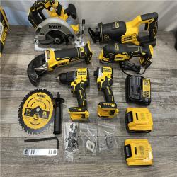AS-IS DEWALT 20V MAX Lithium-Ion Cordless 6-Tool Combo Kit