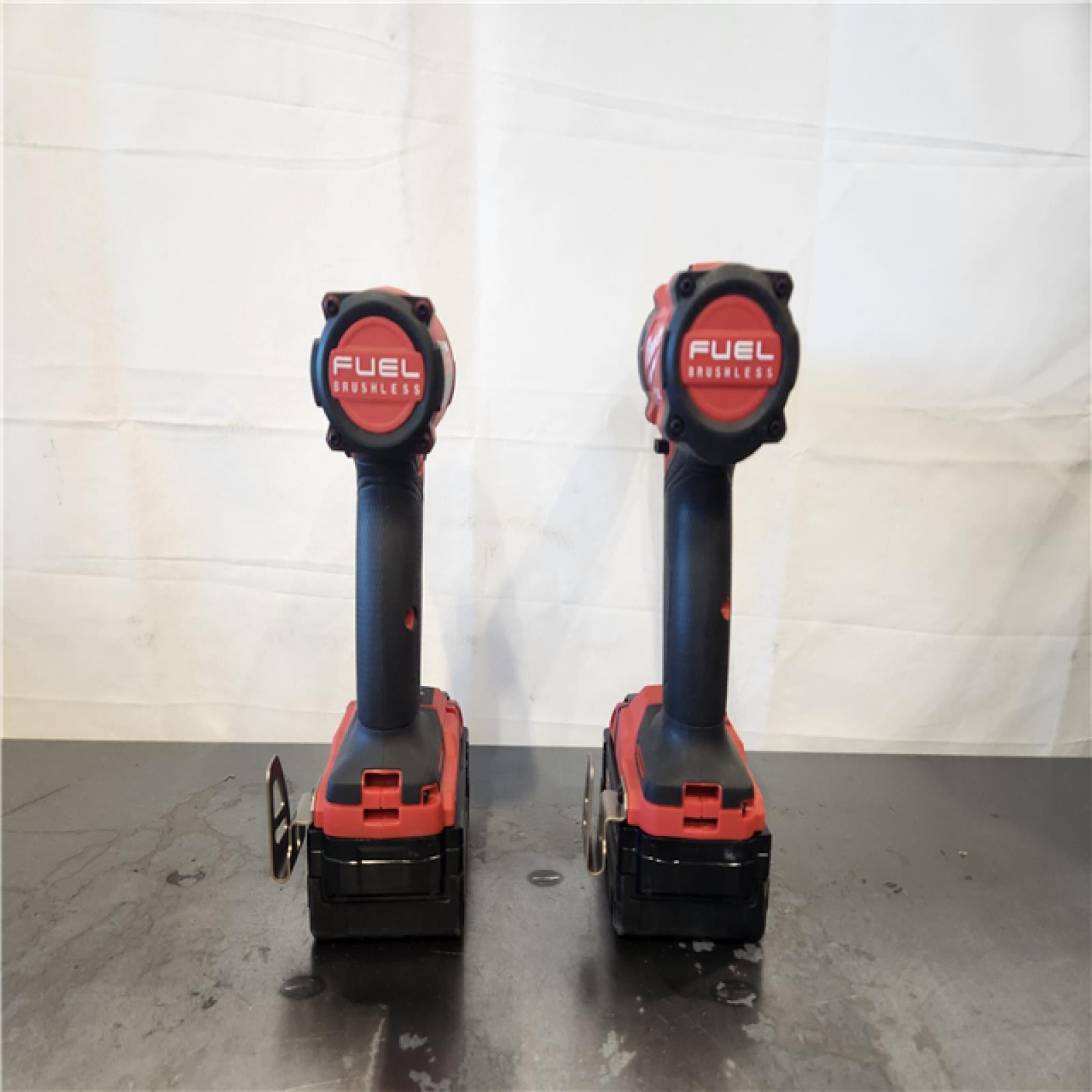 AS-IS- Milwaukee FUEL 18V Lithium-Ion Brushless Cordless Hammer Drill and Impact Driver Combo Kit