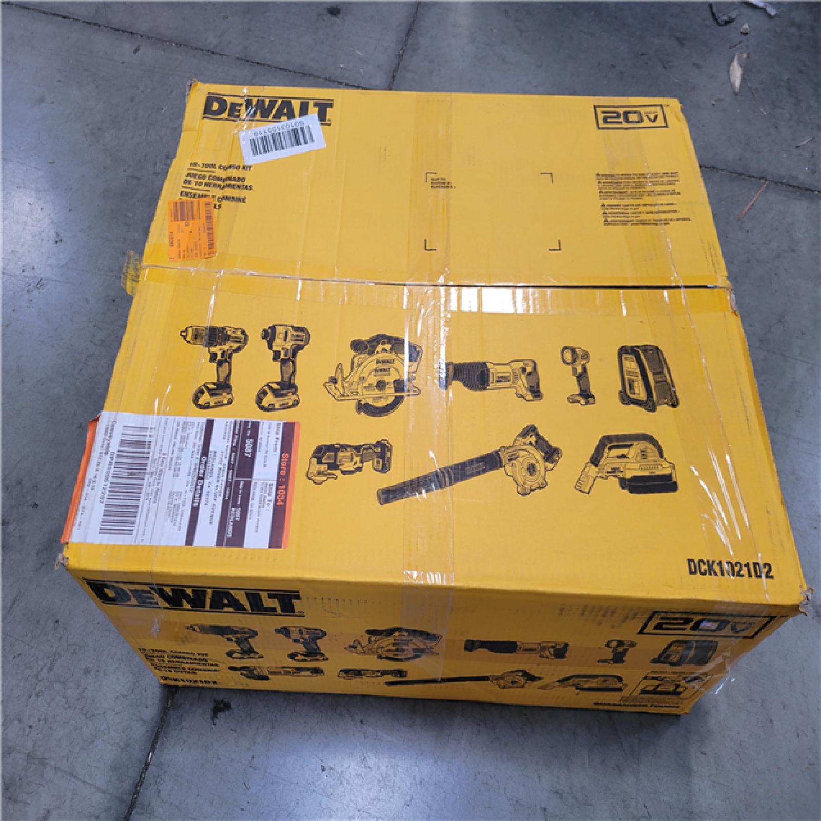CALIFORNIA NEW DEWALT 10-TOOL COMBO KIT