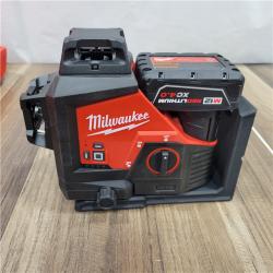 AS-IS Milwaukee-3632-21 M12 Green Beam Laser 360Â° 3-Plane Kit