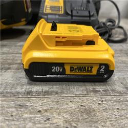 AS-IS DEWALT 20V MAX XR Lithium-Ion Cordless 18-Gauge Narrow Crown Stapler Kit