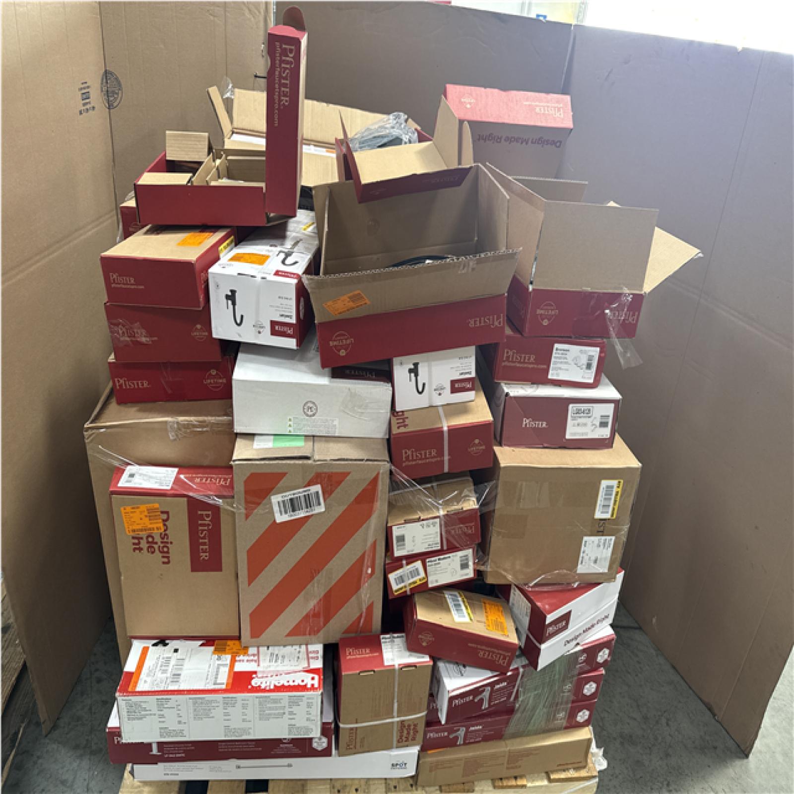 CALIFORNIA AS IS PFISTER FAUCETS PALLET