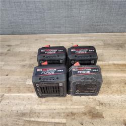 HOUSTON LOCATION - AS-IS MILWAUKEE FORGE BATTERY PACK QTY - 4