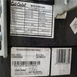 CALIFORNIA AS-IS CUB CADET SNOW REMOVER