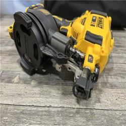 AS-IS DEWALT 20V MAX Lithium-Ion 15-Degree Electric Cordless Roofing Nailer Kit