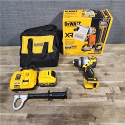HOUSTON LOCATION - AS-IS (APPEARS LIKE NEW) DEWALT 20V XR Lithium-Ion Cordless Hammer Drill Kit with 8.0 Ah Battery, Charger and Kit Bag
