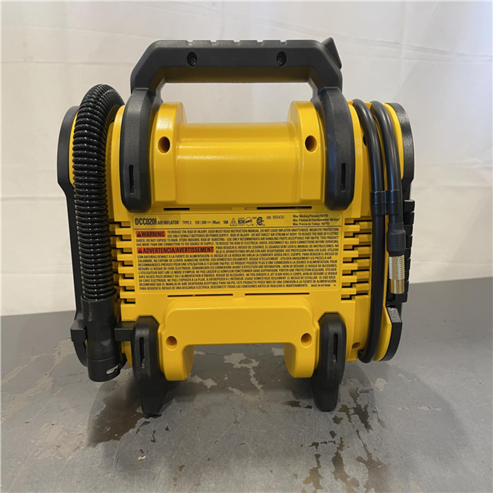 AS-IS - DEWALT 20V MAX Cordless Electric Portable Inflator