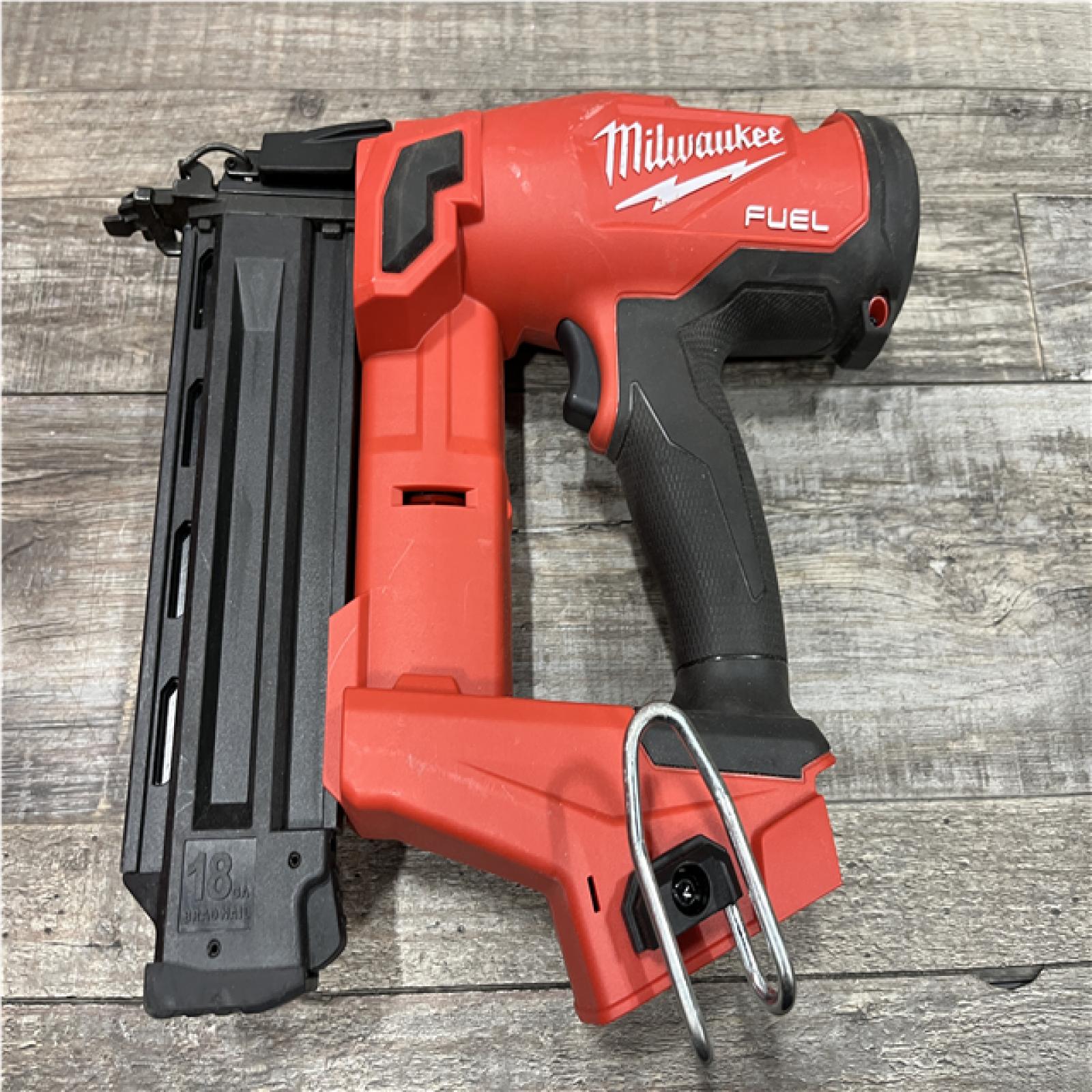 AS-IS Milwaukee FUEL 18-Volt Lithium-Ion Brushless Cordless Gen II 18-Gauge Brad Nailer (Tool-Only)