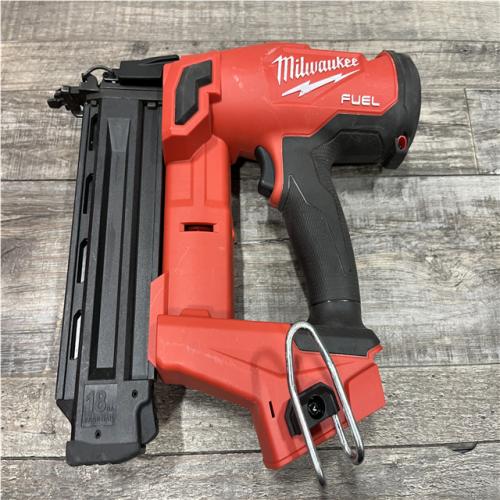 AS-IS Milwaukee FUEL 18-Volt Lithium-Ion Brushless Cordless Gen II 18-Gauge Brad Nailer (Tool-Only)