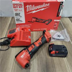 AS-IS Milwaukee 2626-21 M18 18-Volt Lithium-Ion Cordless Oscillating Multi-Tool Kit