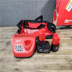 HOUSTON LOCATION - AS-IS Milwaukee 3497-22 12V Brushless Hammer Drill and Impact Driver Combo Kit