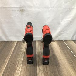 AS-IS Milwaukee 12-Volt Lithium-Ion Brushless Cordless Subcompact Drill and Impact Driver Combo Kit