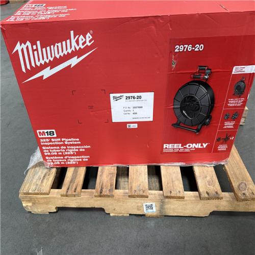California AS-IS Milwaukee M18 325' Stiff Pipeline Inspection System Model #2976-20 (Tool Only); Appears in Like-New Condition