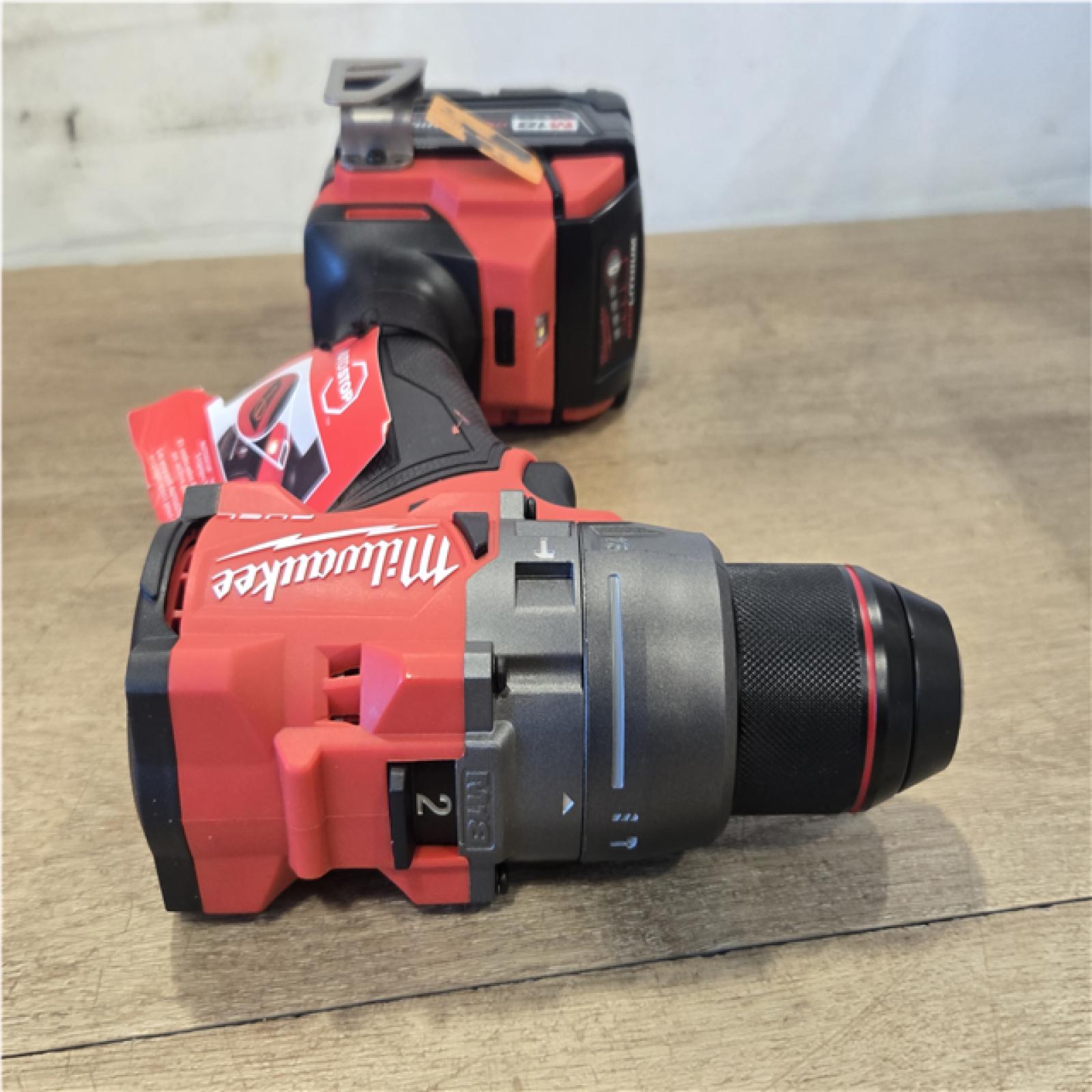 AS-IS Milwaukee FUEL 18V Lithium-Ion Brushless Cordless Hammer Drill and Impact Driver Combo Kit