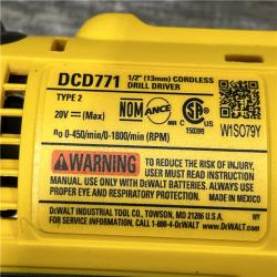 AS-IS DEWALT 20V MAX Cordless Drill/Impact 2 Tool Combo Kit