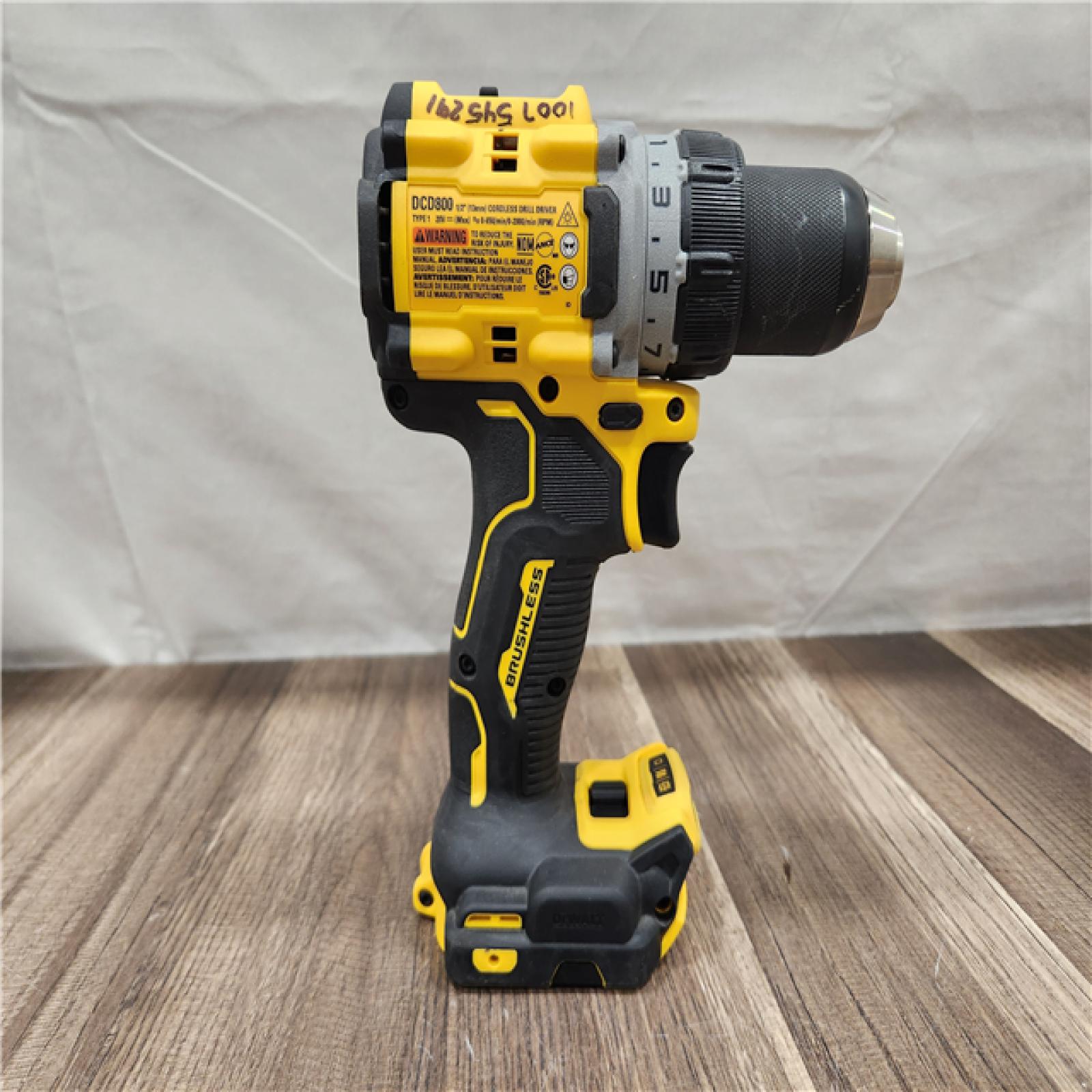 AS-IS- Dewalt Max XR 20 V 1/2 in. Brushless Cordless Drill/Driver (Tool-Only)