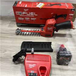 AS-IS Milwaukee M12 FUEL 8 Cordless Hedge Trimmer Kit