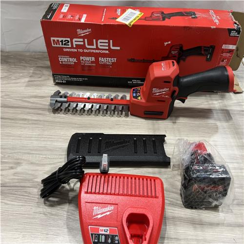 AS-IS Milwaukee M12 FUEL 8 Cordless Hedge Trimmer Kit