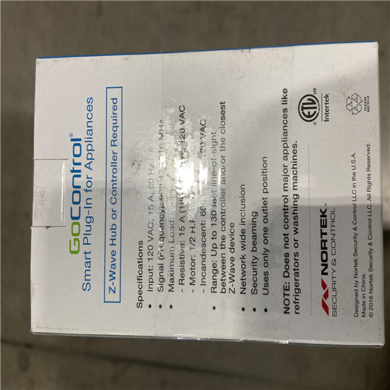 NEW! - GoControl PS15EMZ5-1 Z-Wave GoControl Smart EM Appliance Module 908.42MHz (7 UNITS)