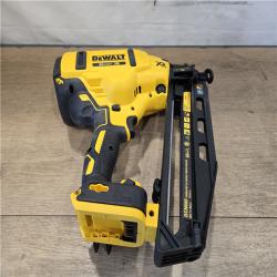 AS-IS DEWALT 20V MAX XR 16-Gauge Electric Cordless Angled Finishing Nailer Kit