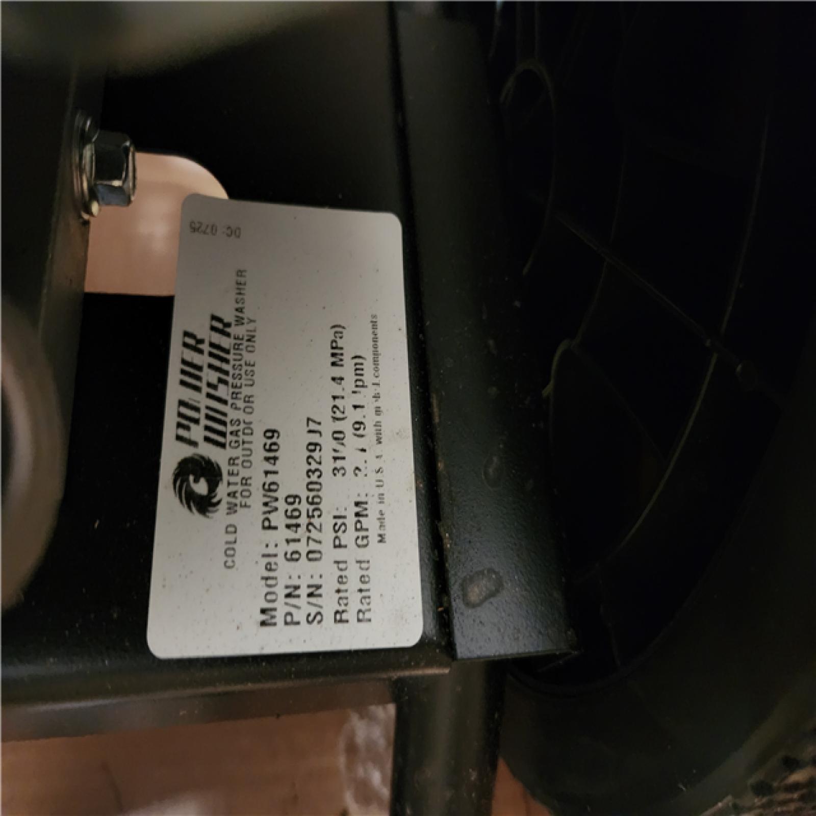 Phoenix NEW Powerwasher 3100 PSI 2.4 GPM Cold Water Gas Pressure Washer with 163cc Engine