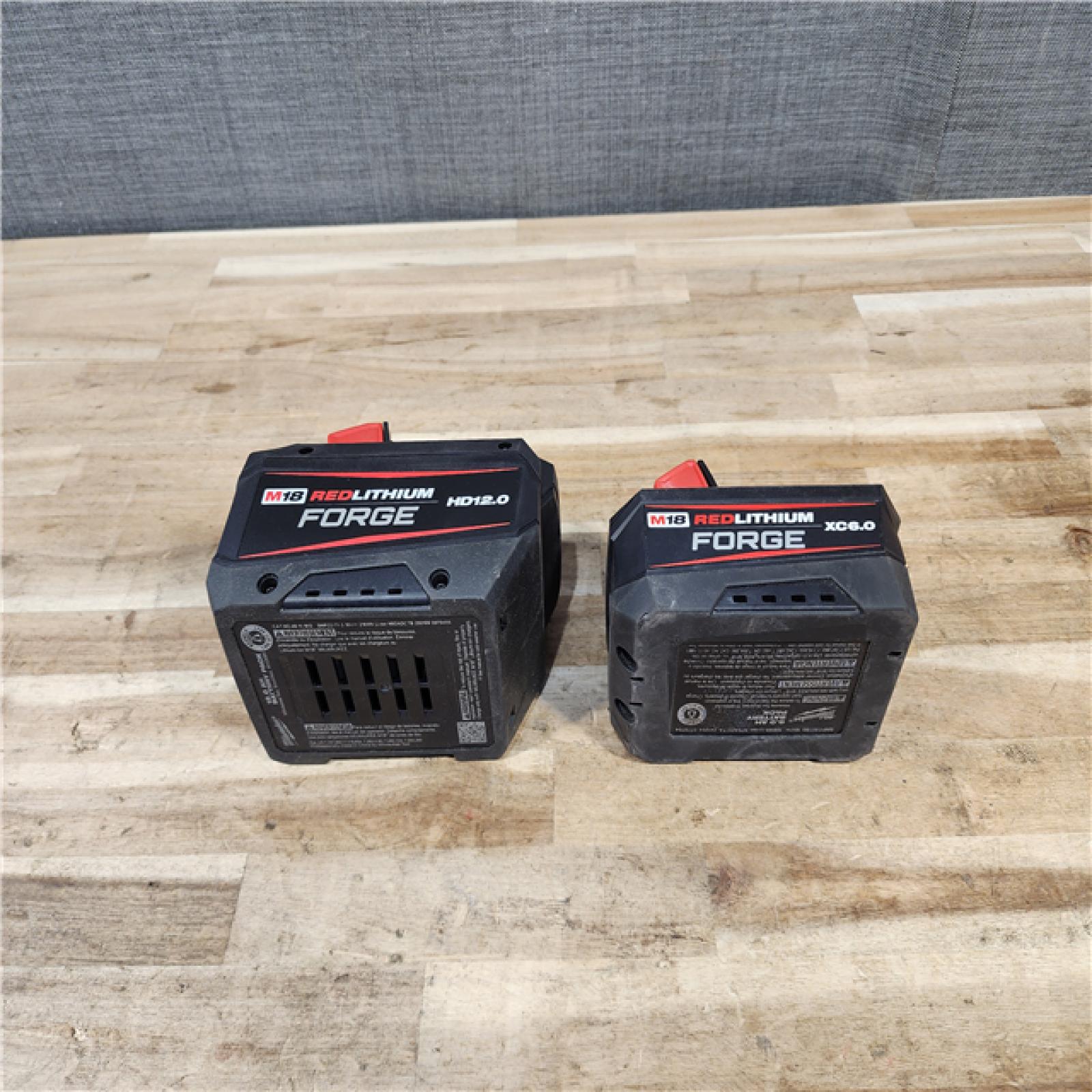 HOUSTON LOCATION - AS-IS MILWAUKEE FORGE BATTERY PACK QTY - 2
