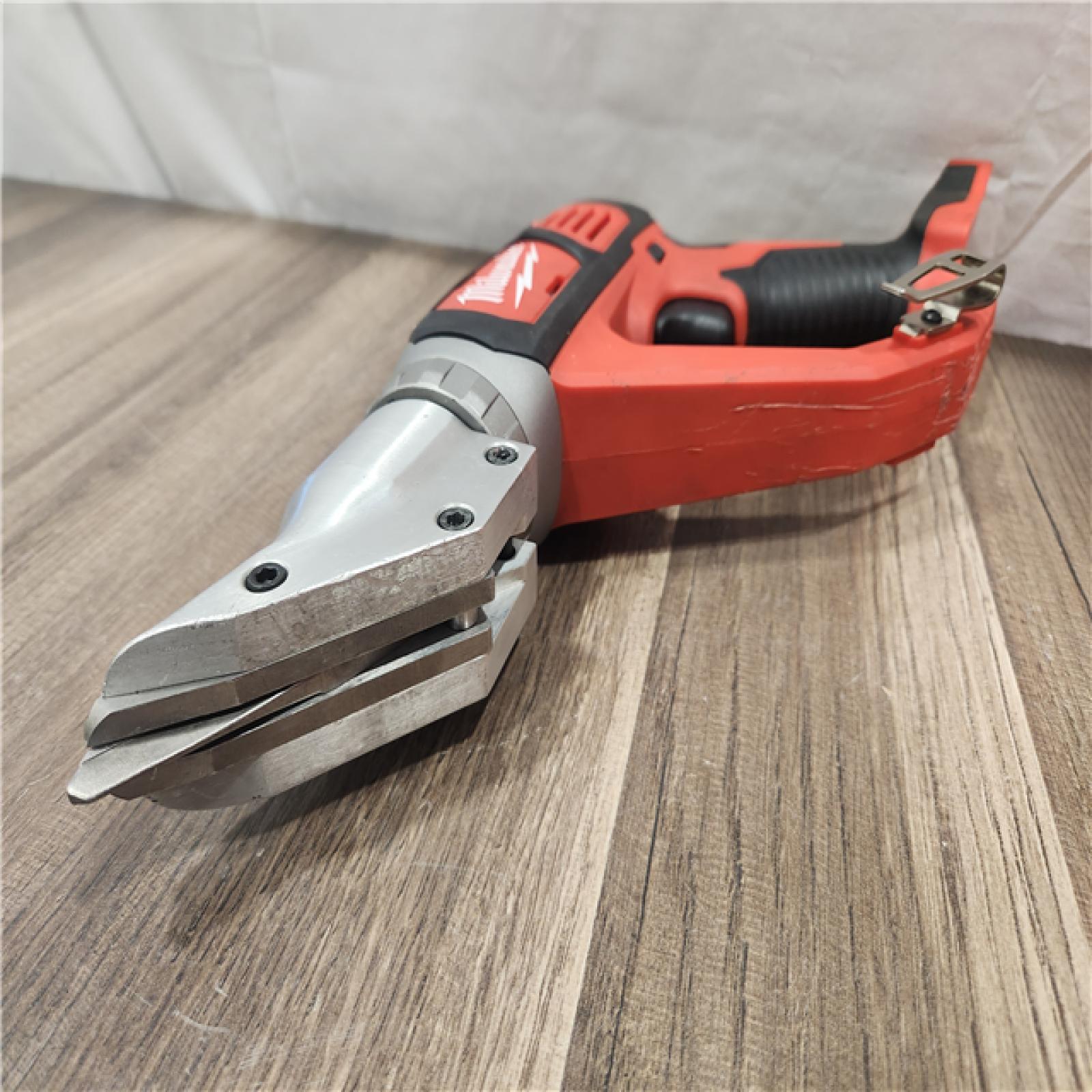 AS-IS- Milwaukee M18 18V Lithium-ion Cordless 18-gauge Double Cut Metal Shear (Tool-Only)