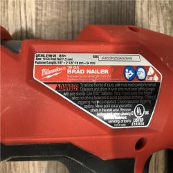 AS-IS Milwaukee FUEL 18-Volt Lithium-Ion Brushless Cordless Gen II 18-Gauge Brad Nailer (Tool-Only)